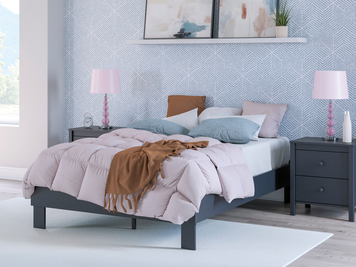 Simmenfort Navy Blue Youth Bedroom Set from Ashley - Luna Furniture