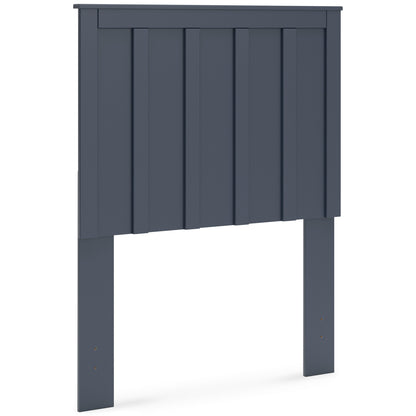 Simmenfort Navy Blue Twin Platform Bed from Ashley - Luna Furniture