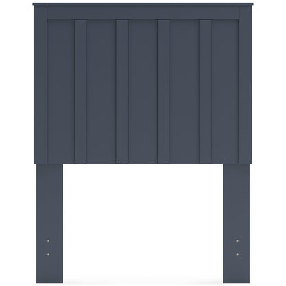 Simmenfort Navy Blue Twin Platform Bed from Ashley - Luna Furniture