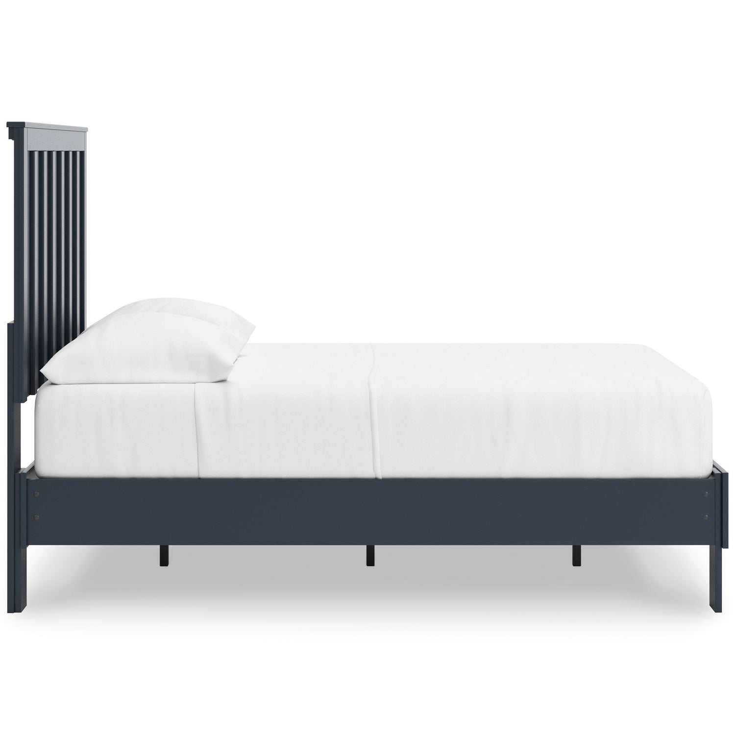 Simmenfort Navy Blue Full Platform Bed from Ashley - Luna Furniture