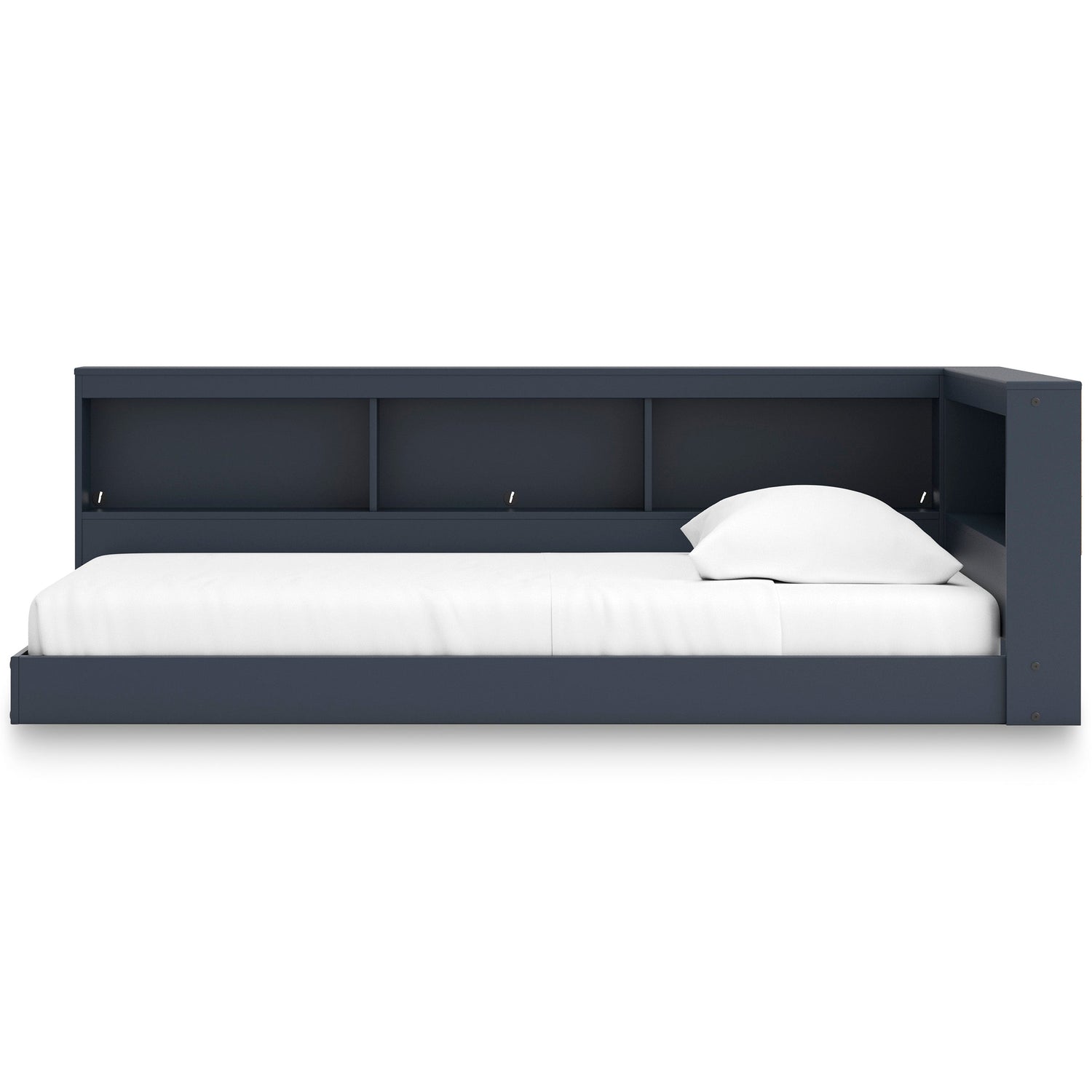 Simmenfort Navy Blue Twin Bookcase Storage Bed from Ashley - Luna Furniture