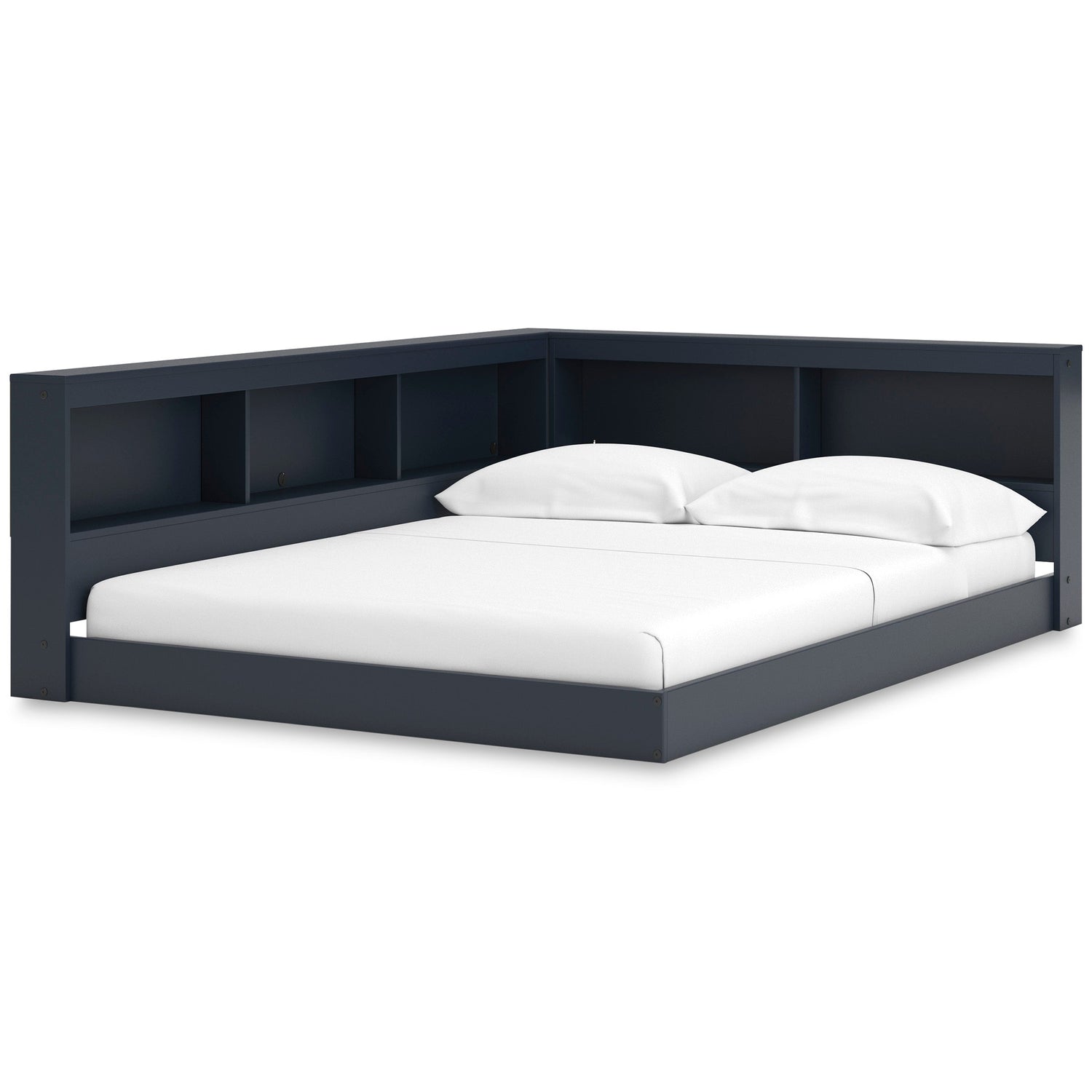 Simmenfort Navy Blue Full Bookcase Storage Bed from Ashley - Luna Furniture