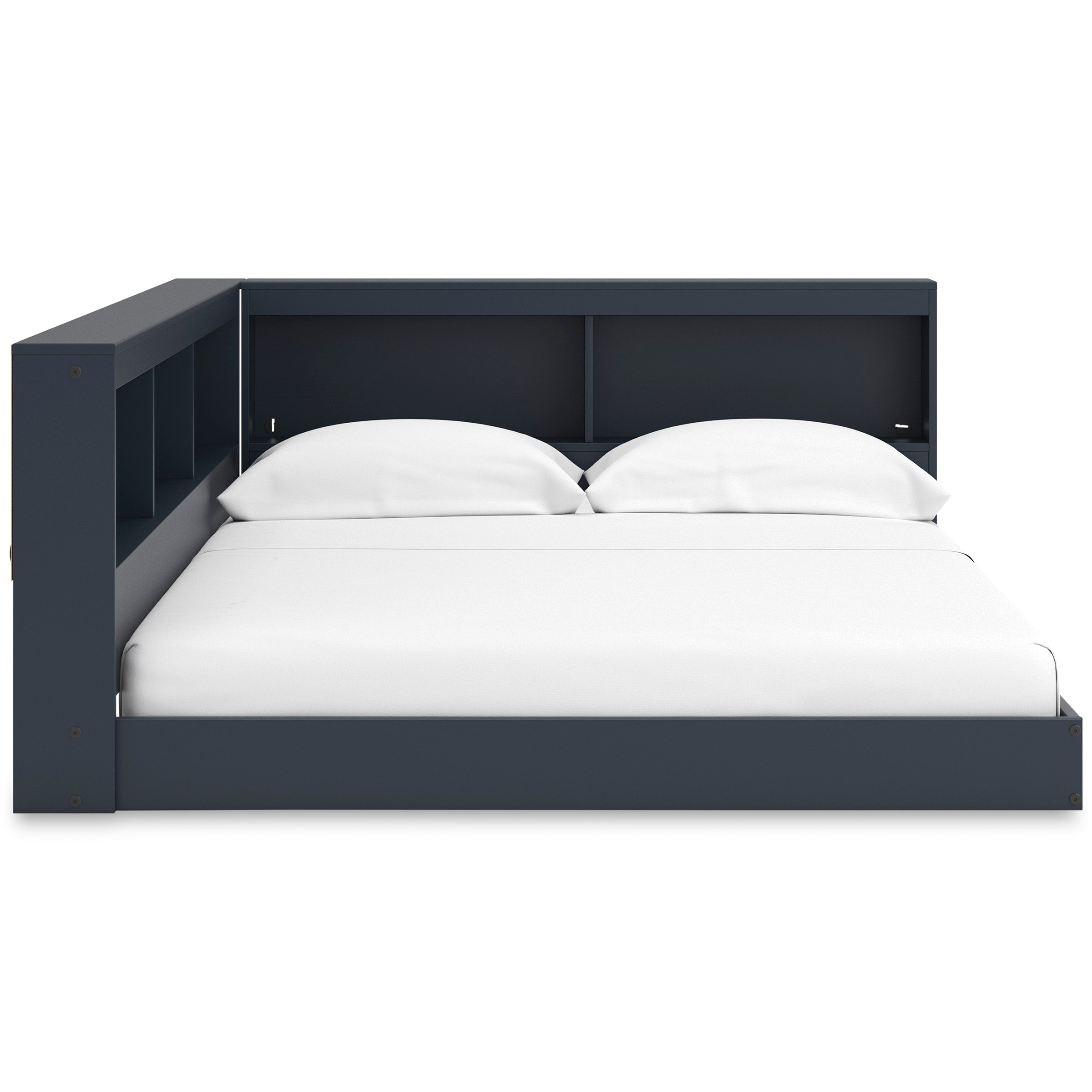 Simmenfort Navy Blue Full Bookcase Storage Bed from Ashley - Luna Furniture