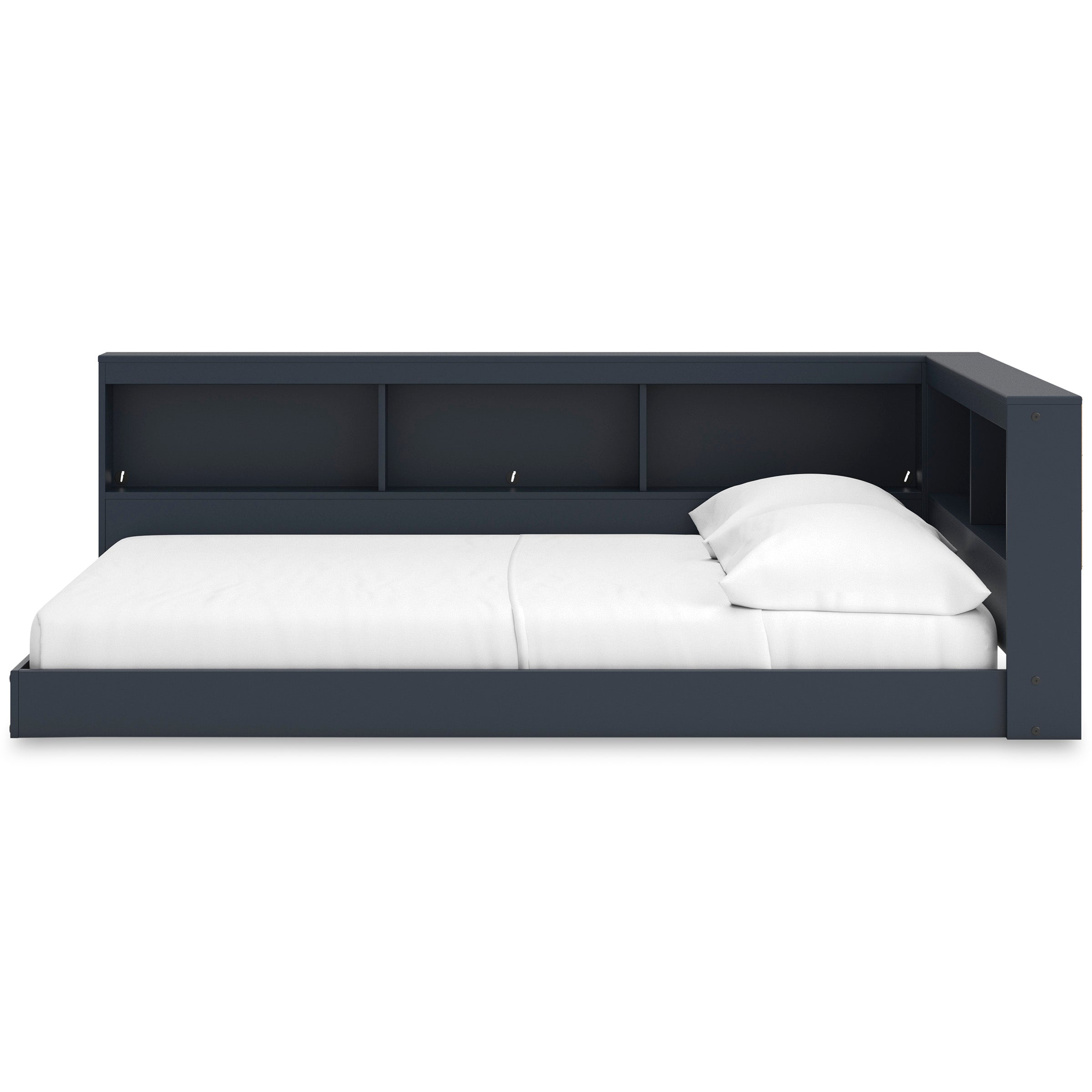 Simmenfort Navy Blue Full Bookcase Storage Bed from Ashley - Luna Furniture