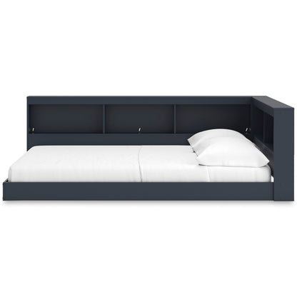 Simmenfort Navy Blue Full Bookcase Storage Bed from Ashley - Luna Furniture