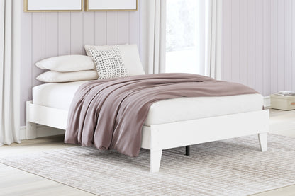 Hallityn White Youth Platform Bedroom Set from Ashley - Luna Furniture