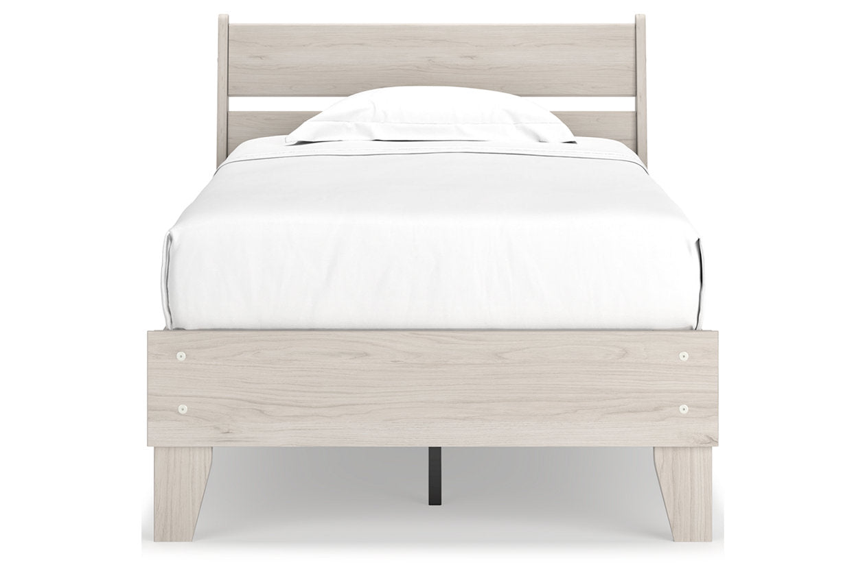 Socalle Natural Twin Panel Platform Bed -  Ashley - Luna Furniture