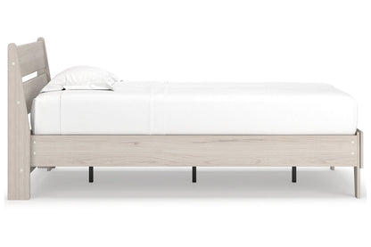 Socalle Natural Twin Panel Platform Bed -  Ashley - Luna Furniture