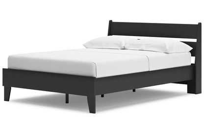 Socalle Black Youth Panel Platform Bedroom Set from Ashley - Luna Furniture