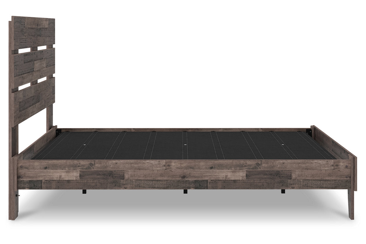 Neilsville Multi Gray Queen Panel Platform Bed from Ashley - Luna Furniture