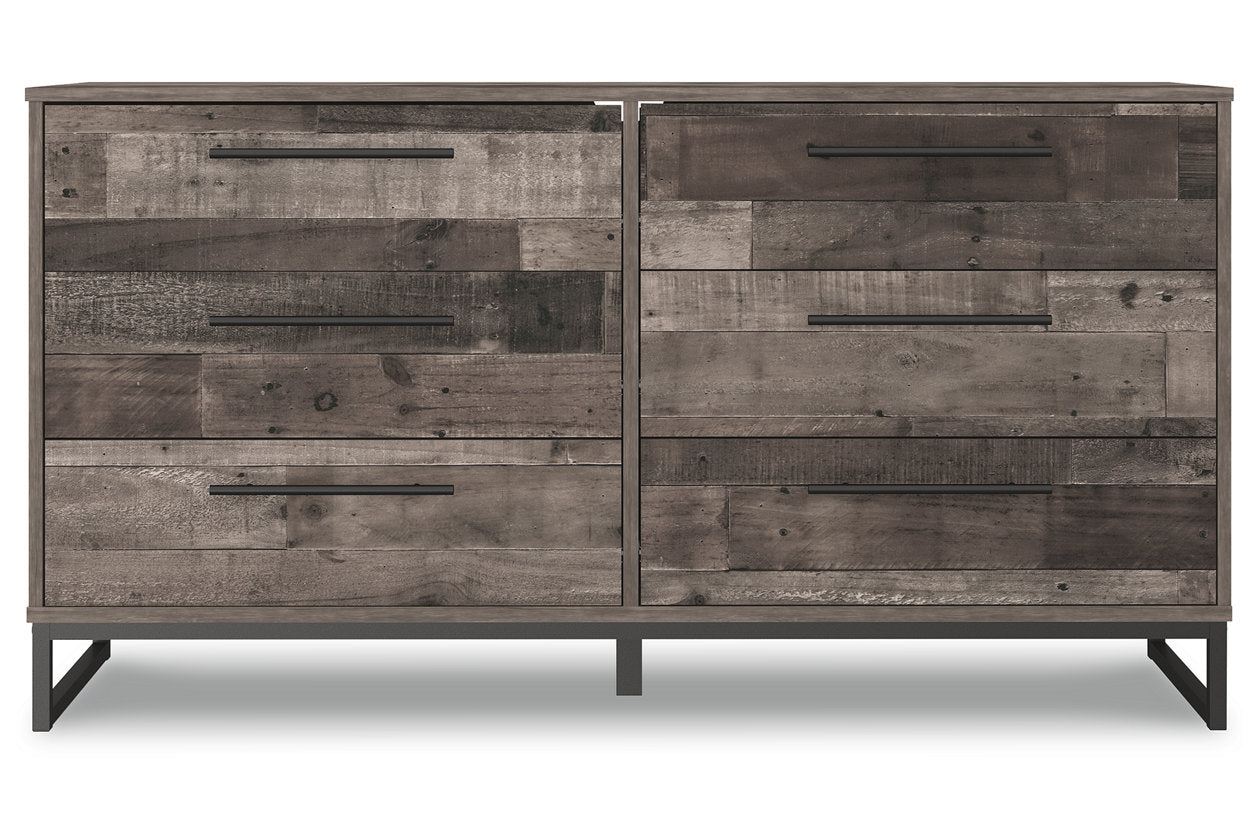 Neilsville Multi Gray Platform Bedroom Set from Ashley - Luna Furniture