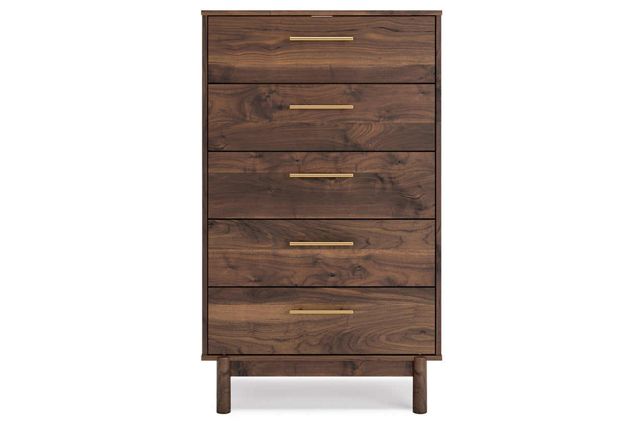 Calverson Mocha Platform Bedroom Set from Ashley - Luna Furniture