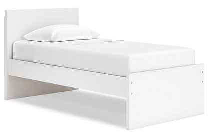 Onita White Twin Panel Platform Bed from Ashley - Luna Furniture