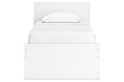 Onita White Twin Panel Platform Bed from Ashley - Luna Furniture