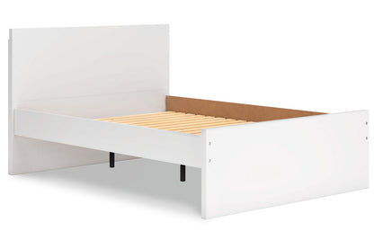 Onita White Full Panel Platform Bed -  Ashley - Luna Furniture