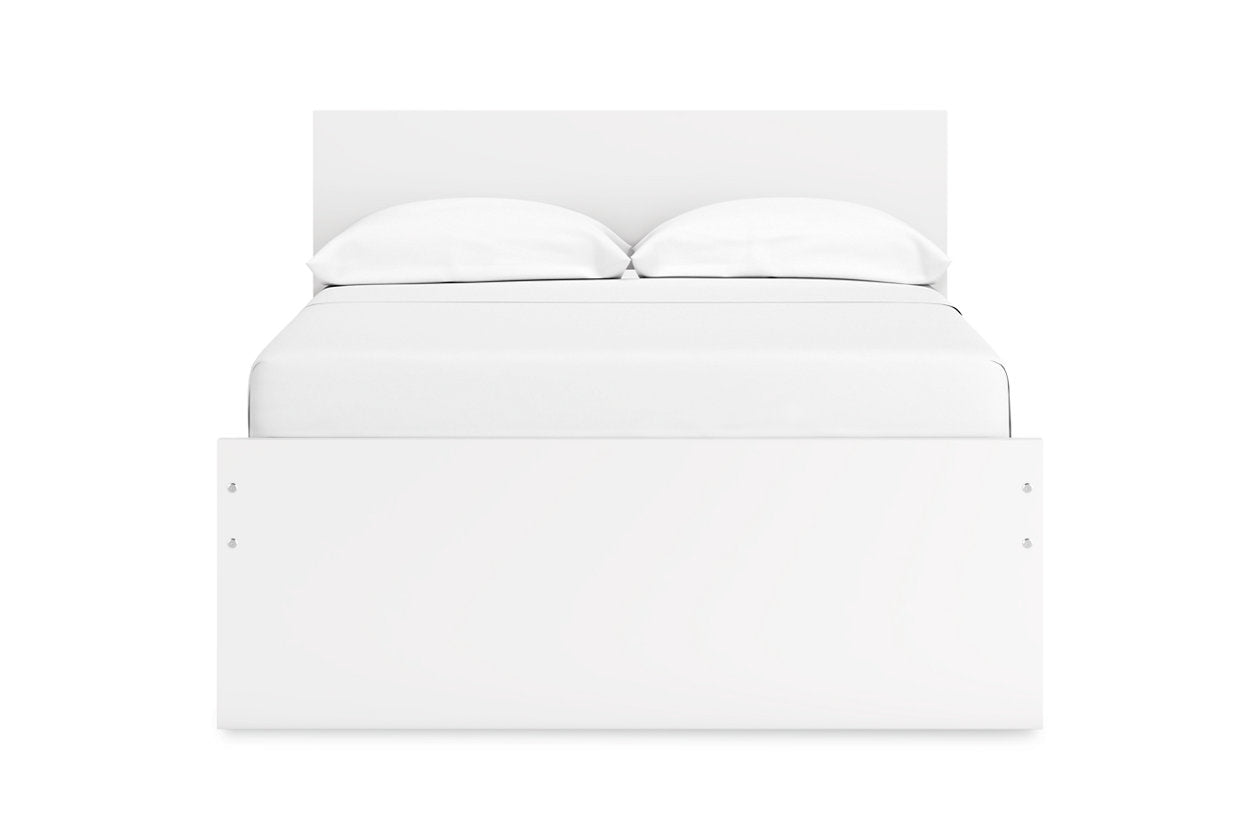 Onita White Full Panel Platform Bed -  Ashley - Luna Furniture