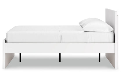 Onita White Full Panel Platform Bed -  Ashley - Luna Furniture