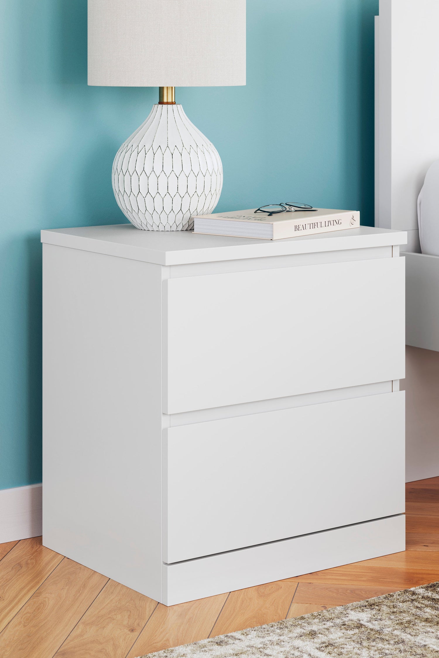 Onita White Youth One Side Storage Platform Bedroom Set from Ashley - Luna Furniture