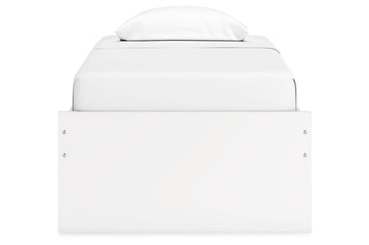 Onita White Twin Platform Bed -  Ashley - Luna Furniture