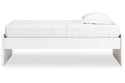 Onita White Twin Platform Bed -  Ashley - Luna Furniture