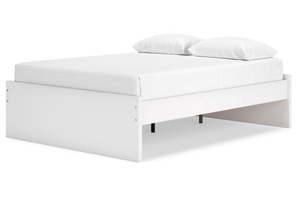 Onita White Queen Platform Bed from Ashley - Luna Furniture