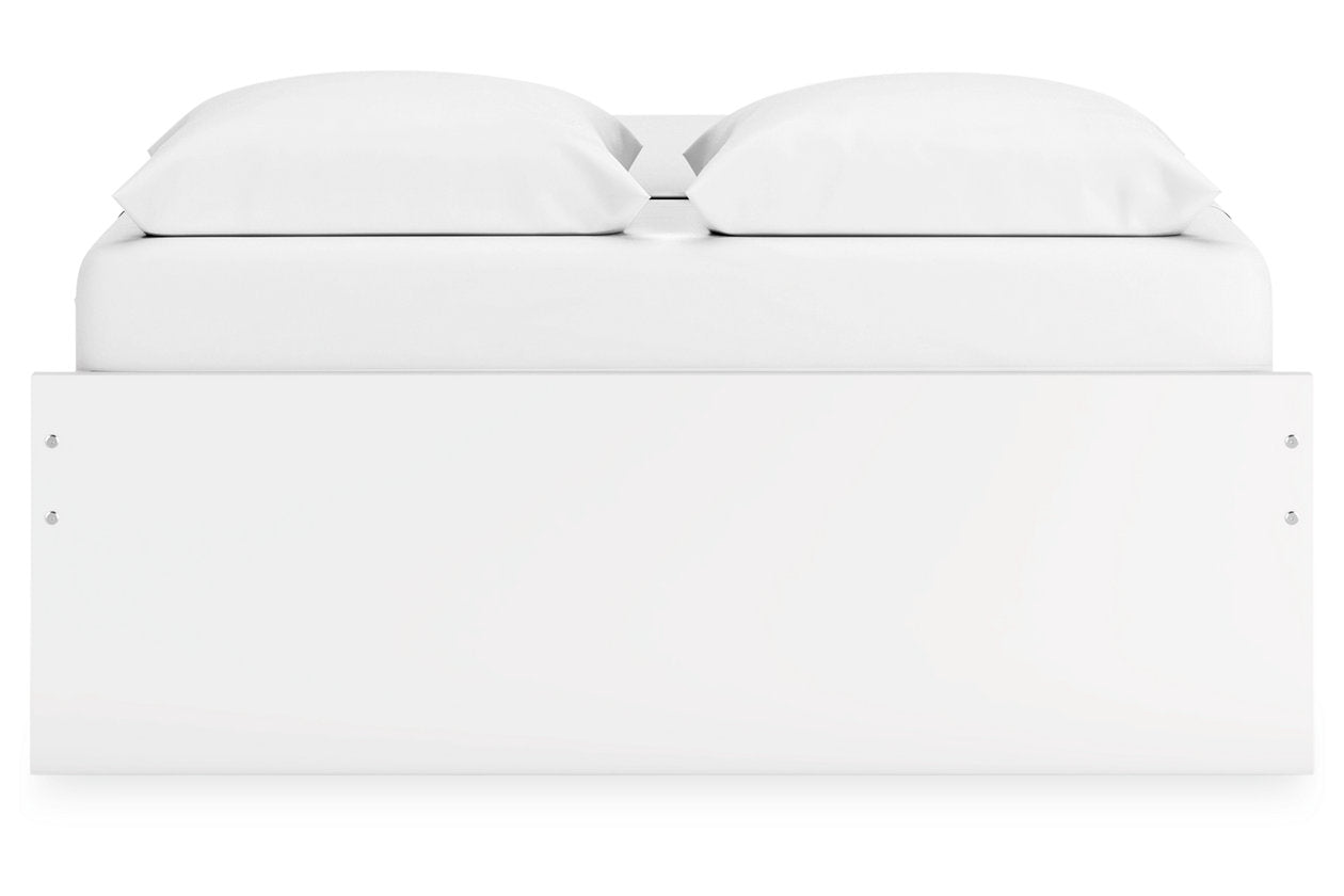 Onita White Queen Platform Bed from Ashley - Luna Furniture