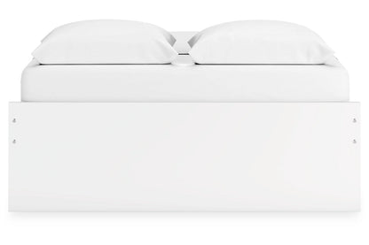 Onita White Queen Platform Bed from Ashley - Luna Furniture