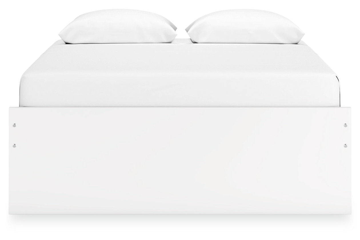 Onita White Queen Platform Bed from Ashley - Luna Furniture