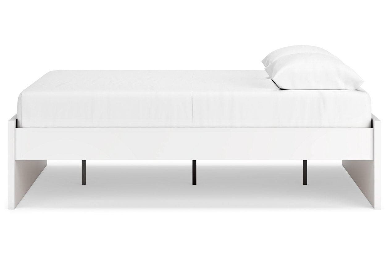 Onita White Queen Platform Bed from Ashley - Luna Furniture