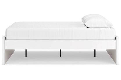 Onita White Queen Platform Bed from Ashley - Luna Furniture