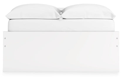 Onita White Full Platform Bed with 2 Side Storage -  Ashley - Luna Furniture