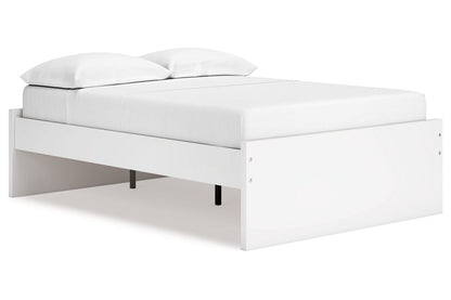 Onita White Full Platform Bed -  Ashley - Luna Furniture