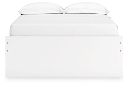Onita White Full Platform Bed -  Ashley - Luna Furniture