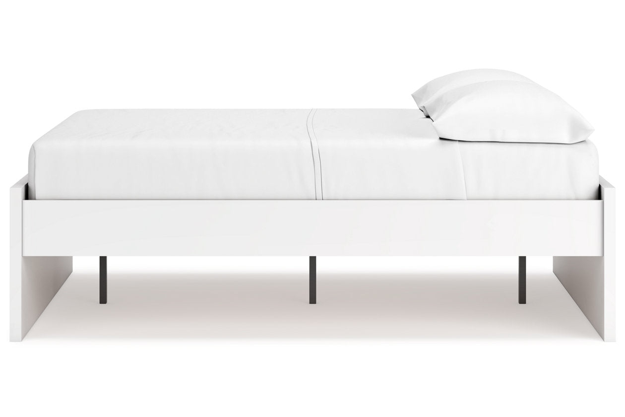 Onita White Full Platform Bed -  Ashley - Luna Furniture