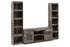Derekson Multi Gray 3-Piece Entertainment Center -  Ashley - Luna Furniture