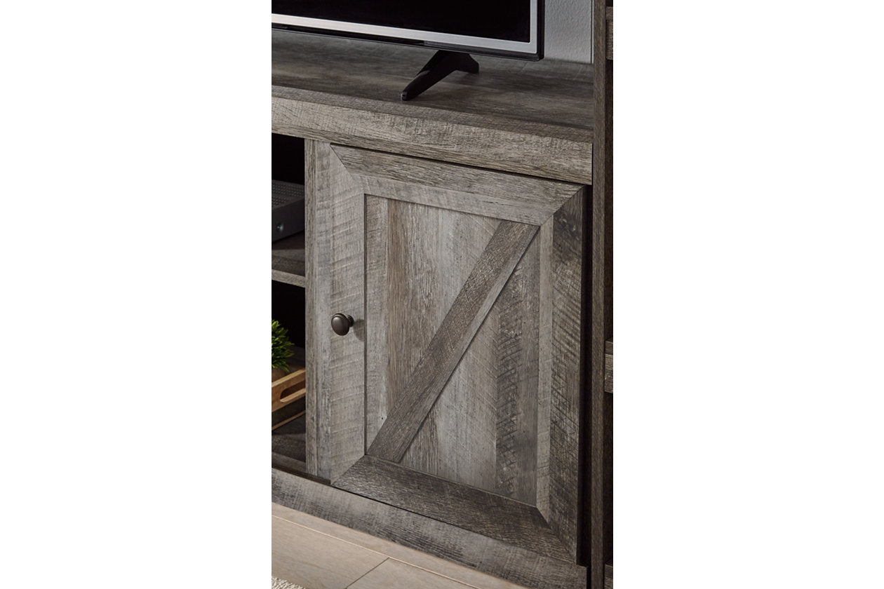 Wynnlow Gray 4-Piece Entertainment Center -  Ashley - Luna Furniture