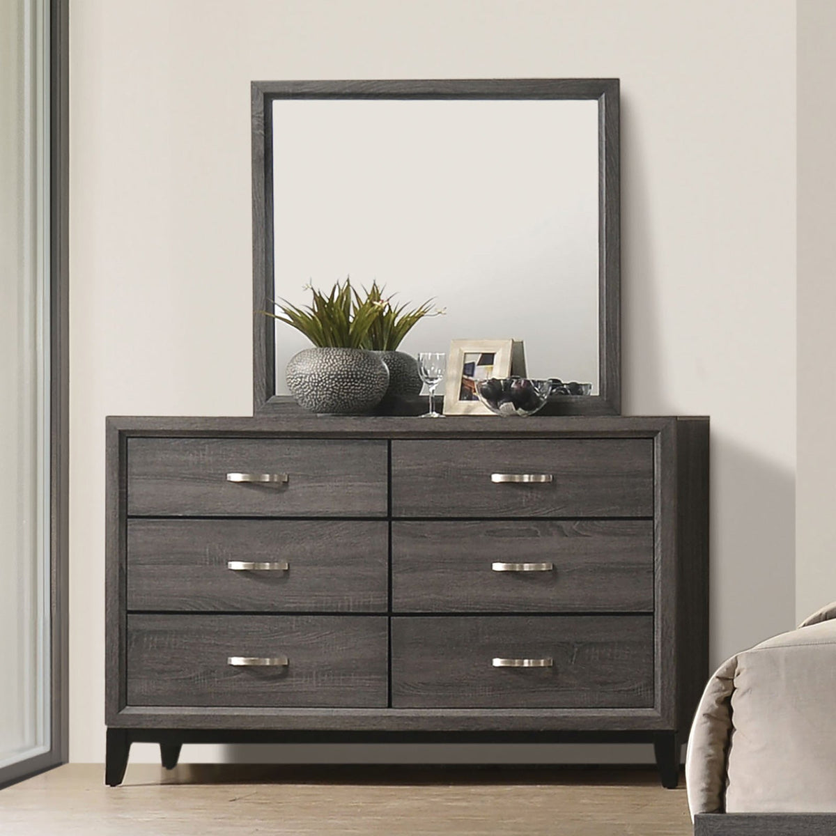 Errico Gray Contemporary Youth Bedroom Set