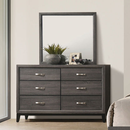 Errico Gray Contemporary Bedroom Set