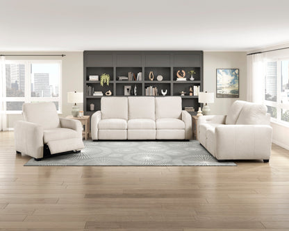 Vera Beige Power Reclining Living Room Set