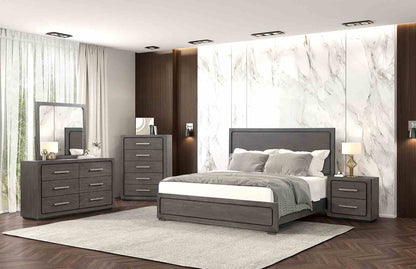 Crowthorne Warm Gray Contemporary Bedroom Set