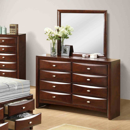 Zosimo Dark Cherry Transitional Youth Bedroom Set