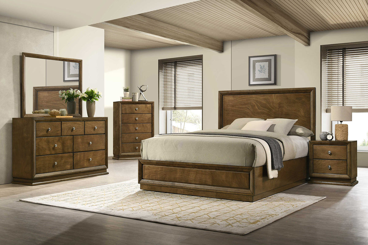 Kirkham Walnut Transitional Youth Bedroom Set