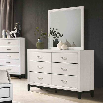 Errico White Contemporary Youth Bedroom Set