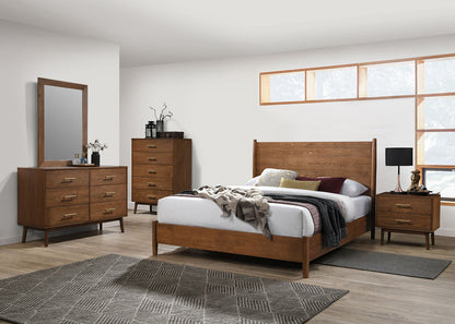 Tromso Walnut Mid-Century Bedroom Set