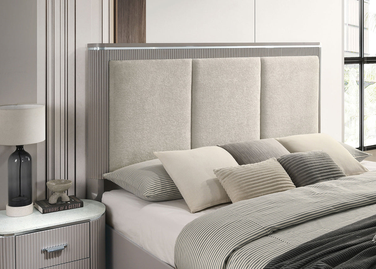 Aldridge Light Gray Contemporary Bedroom Set