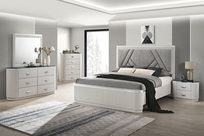 Aldgate Light Gray Contemporary Bedroom Set