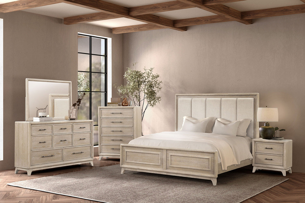 Midhurst Oak Transitional Bedroom Set