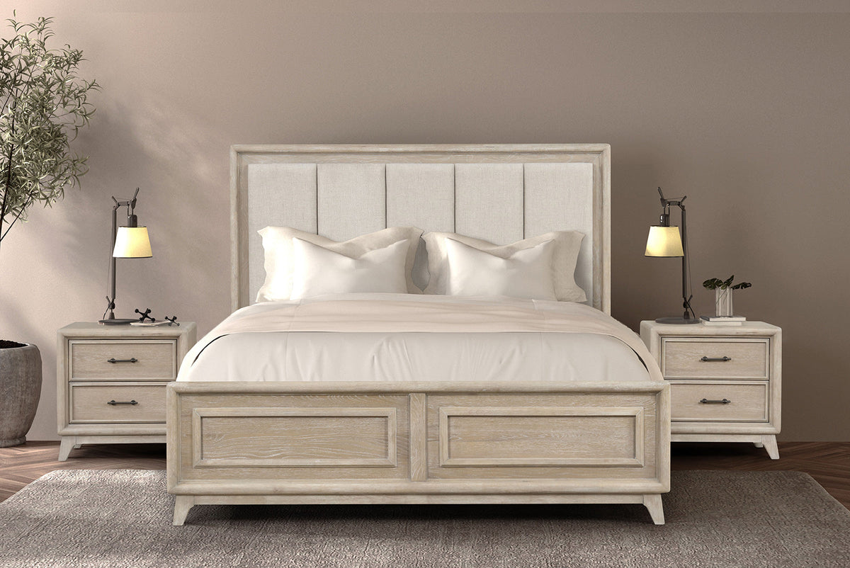Midhurst Oak Transitional Bedroom Set