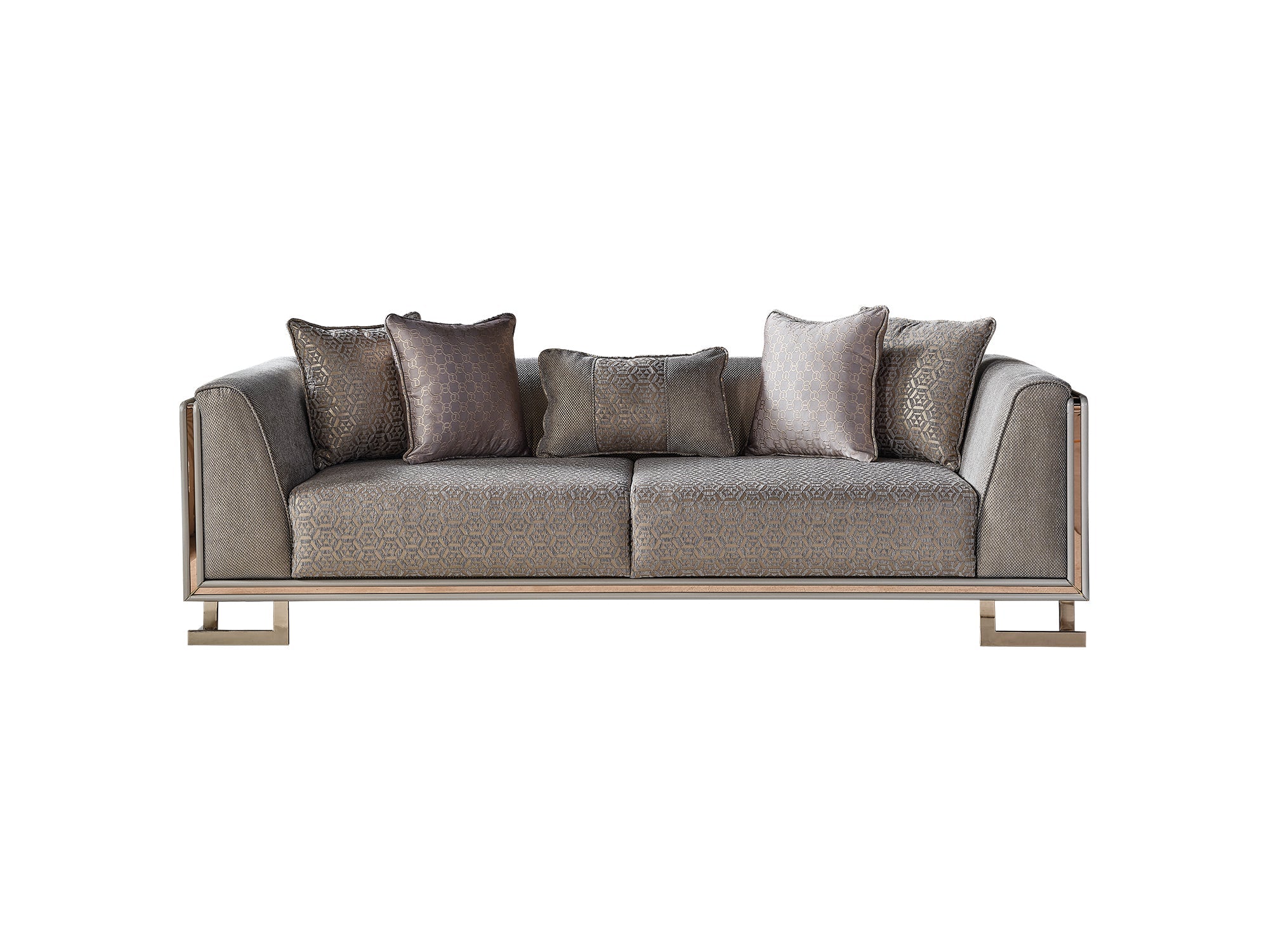 Gokce Stationary Sofa in Grey