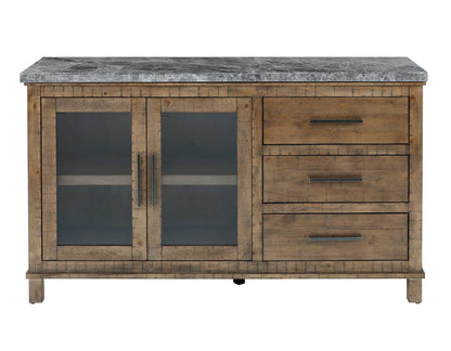 Grayson Gray Marble Top Server